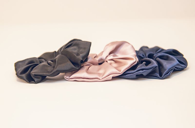 Silk Scrunchies (Pack of 3)