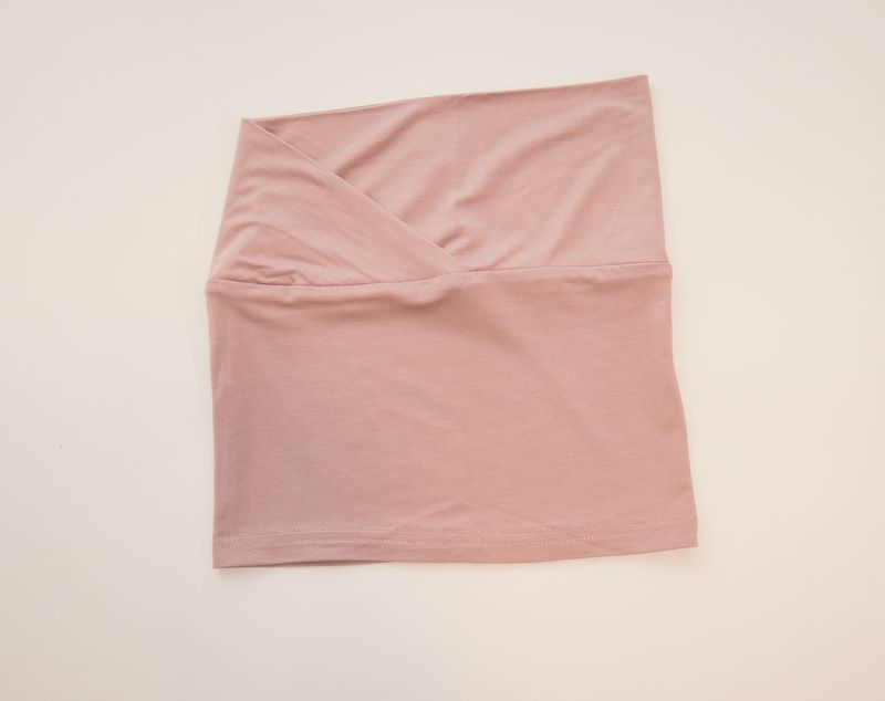 Bamboo Cotton Jersey Cross Front Under Cup Nude Pink